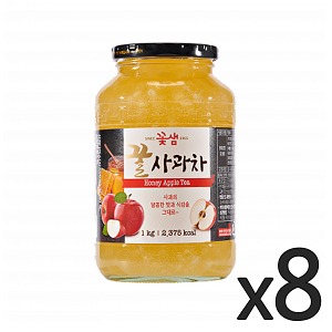 꽃샘 꿀사과차 1kg 1박스 (8개)