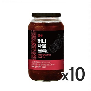 꽃쌤 허니자몽 블랙티 800g 1박스 (10개)