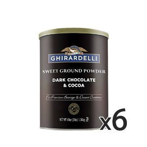기라델리 스위트 그라운드 다크초콜릿 파우더 1.36kg 1박스 (6개)