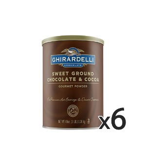 기라델리 스위트 그라운드 초콜릿 파우더 1.36kg 1박스 (6개)