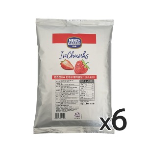 멘즈앤가써 인청크 딸기 리플잼 1kg 1박스 (6개)