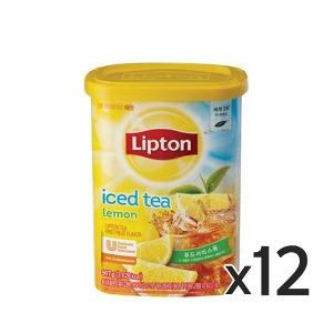 립톤 아이스티 레몬 907g 1박스(12개)