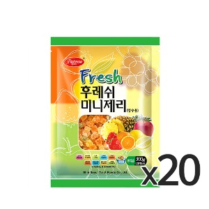 팥모아 빙수용 후레쉬 미니제리 300g 1박스(20개)